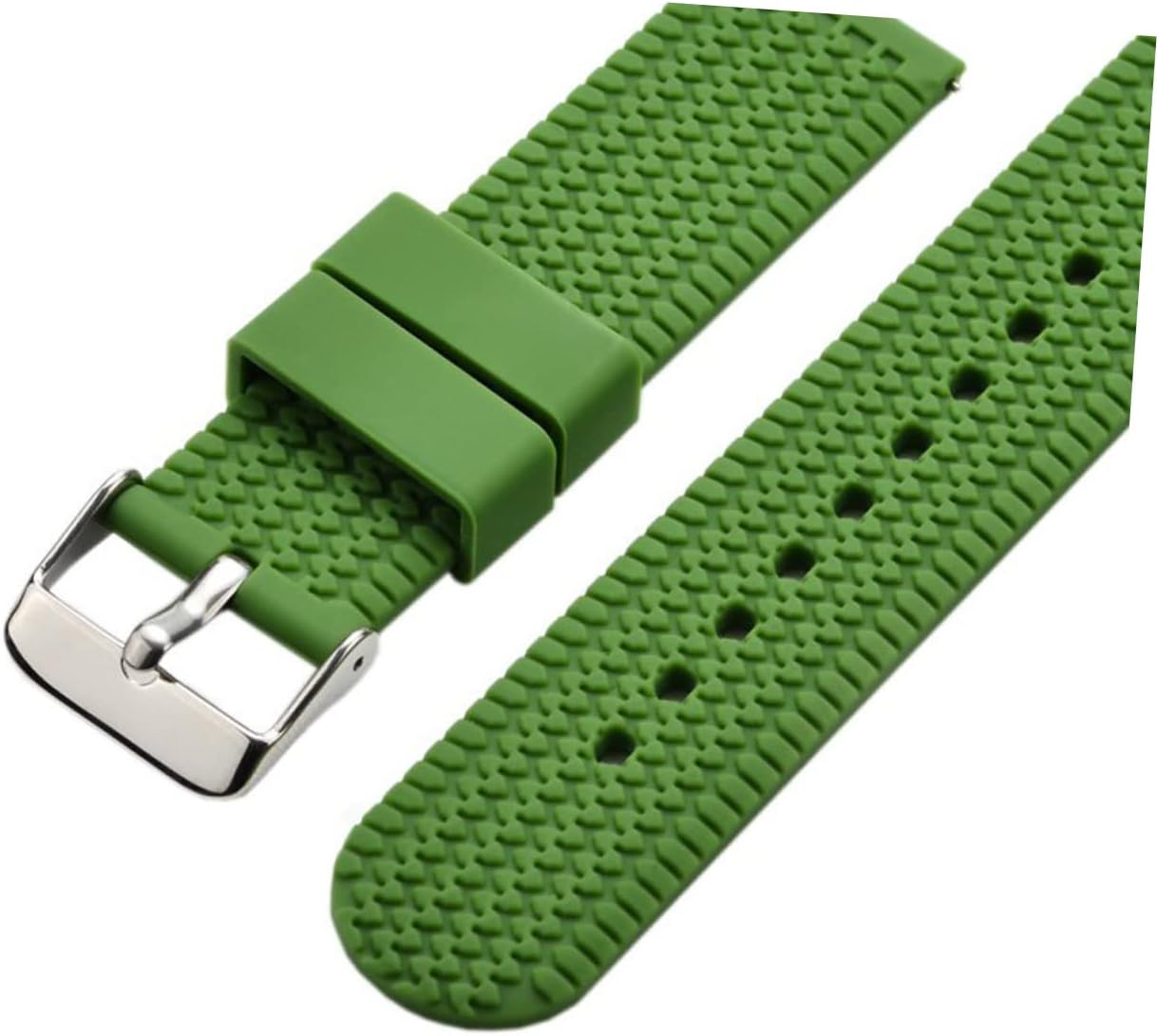 LIFKOME Creative Green Silicone Watchband Ergonomic Comfortable Exercise Strap for Fitness Watches Durable and image 5