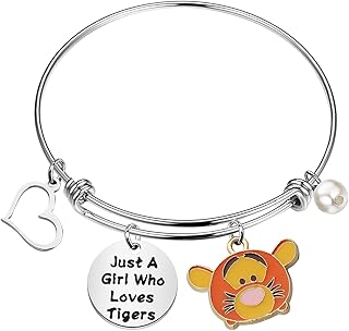 Funny Tigers Bracelet Animal Lover Gift Just A Girl Who Loves Tigers Jewelry Bracelet Tigers Lover Gift Tigers Jewelry