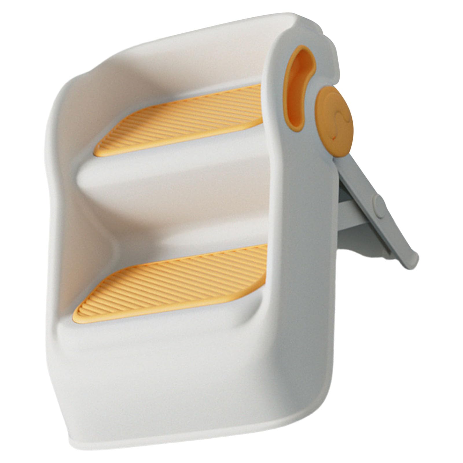 Marchepied pliable enfant 2 niveaux avec marches larges sécurisées