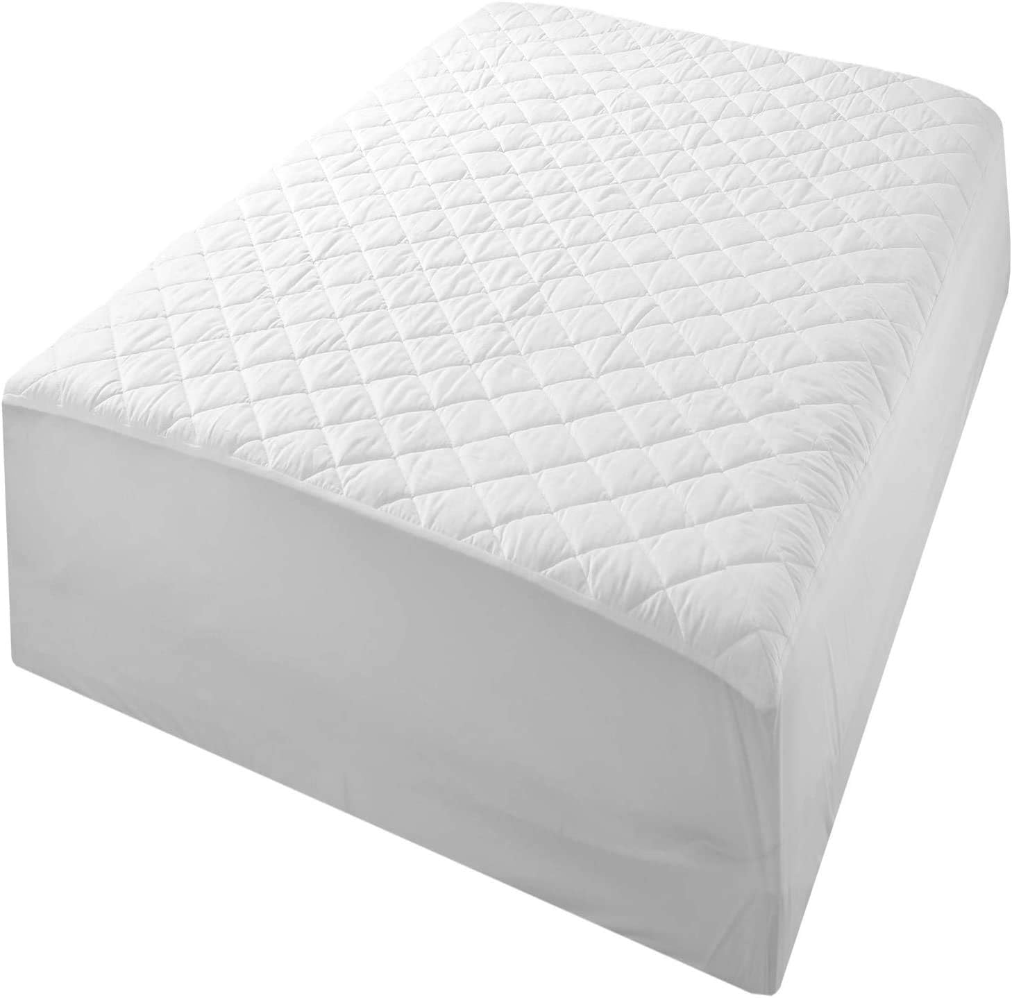 Double Quilted Mattress Protector Extra Deep Pocket Fitted