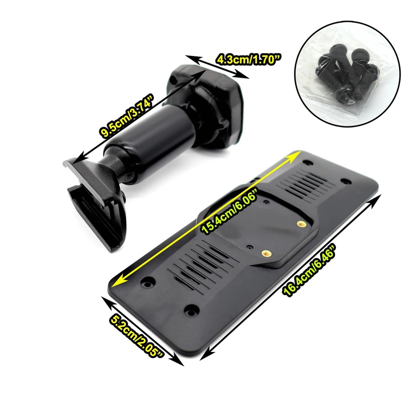 Xuanqingyi Store Uchwyt do rejestratora samochodowego DVR Mocowanie lusterka wstecznego Panel tylny i wspornik Nagrywanie wideo jazdy Auto Safety Dash Cam Stylizacja
