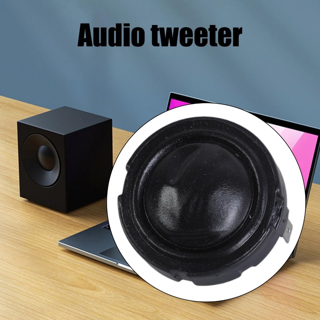 Fiber Membrane Loudspeaker High Frequency Tweeter Speakers with Aluminum Heat Sink for Bookshelfs Theater Superior Sound