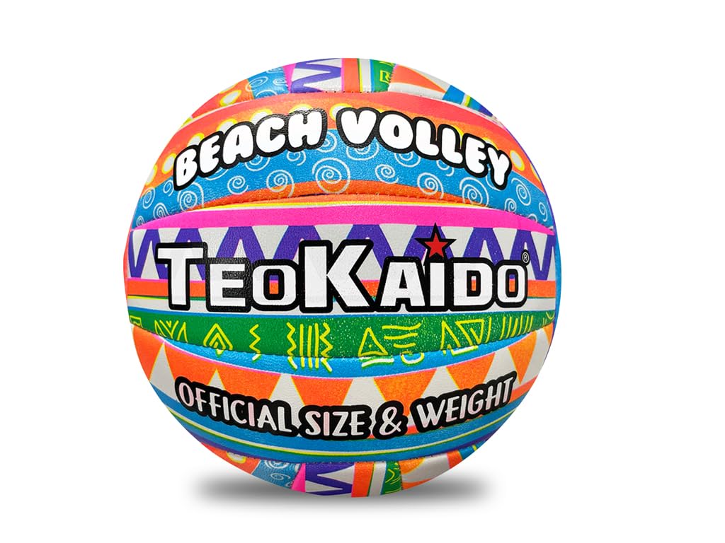 Balón de Voleibol de Playa o de Entrenamiento Tamaño 5 (Negro/Cráneo)