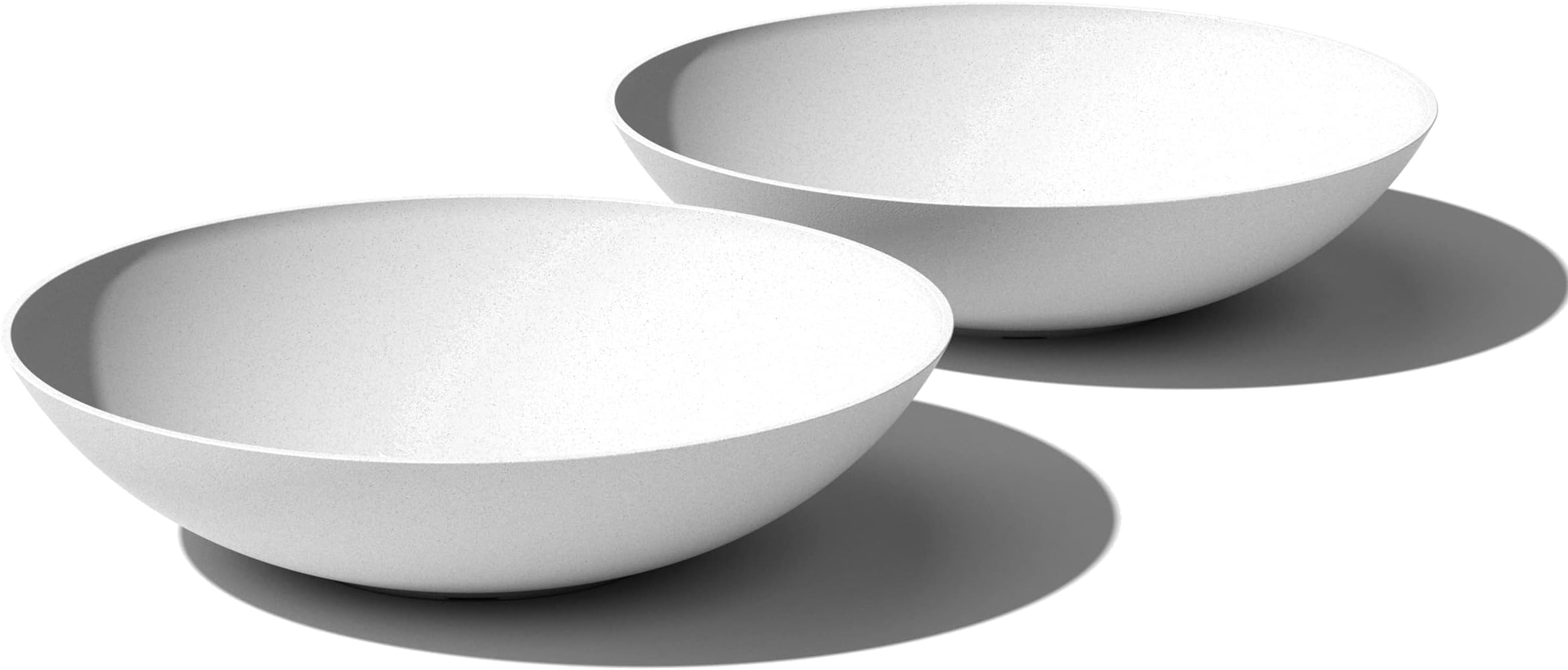 Veradek Mason Series Lane Bowl Planter| for Indoor or Outdoor Tabletops/Gardens |Made from Plastic-Stone Composite with Drainage Holes|Modern Décor for Flowers, Succulents, Small Plants