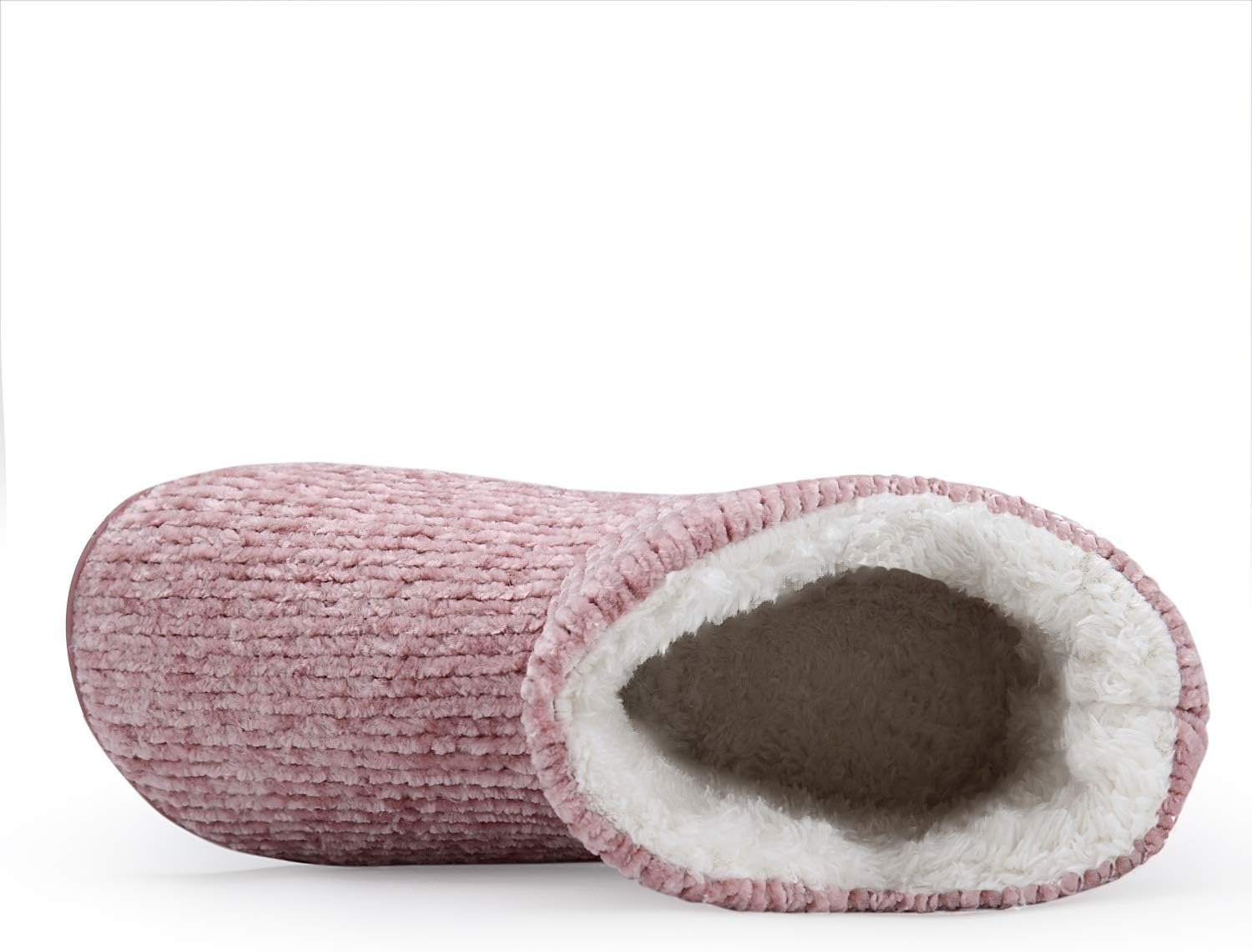 TUOBUQU Women Warm Bootie Slippers Fluffy Plush Indoor Outdoor Winter Booty Slippers - Image 5