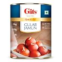 Gits Open & Eat Gulab Jamun Tin, 16 Pieces per Can, Mouth-Watering Indian Mithai, 1Kg gallery image