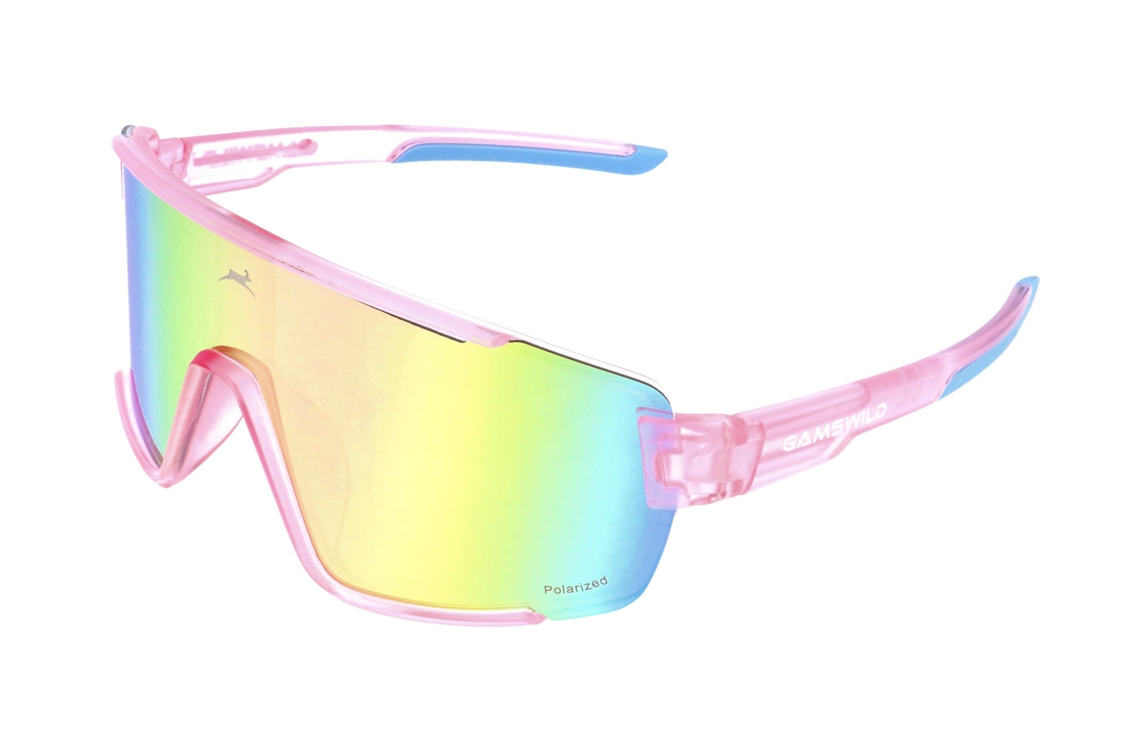 Gamswild WS8044 - Occhiali da sole sportivi TR90, da ciclismo, unisex, anti-appannamento, colore: verde