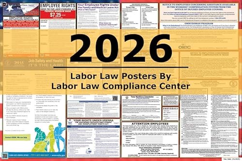 2026 Texas/Federal Combination Labor Law Posters (New)!