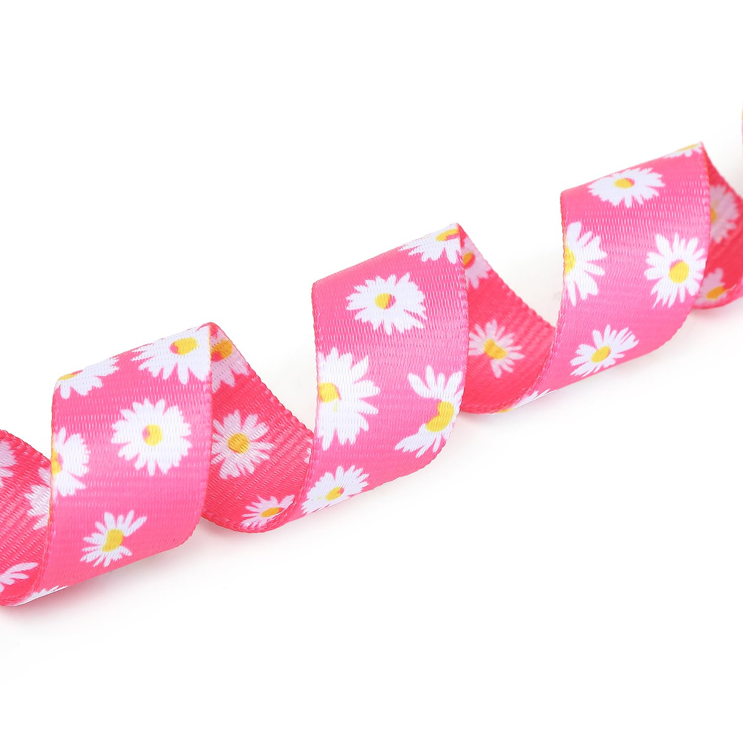 Suredoo Collare per Cani, Nylon Morbido Regolabile Collari per Cani, Gatti, Cuccioli di Taglia Piccola Media Grande (S, Rosa Margherita)