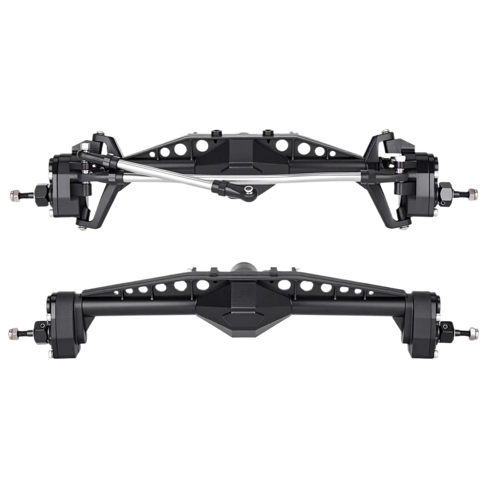 Plastikowa kompletna oś przednia i tylna do osi 1/10 do Ca-pra UTB10 1.9 UTB F9 RC Crawler Auto Upgrade Część (Axle Set)
