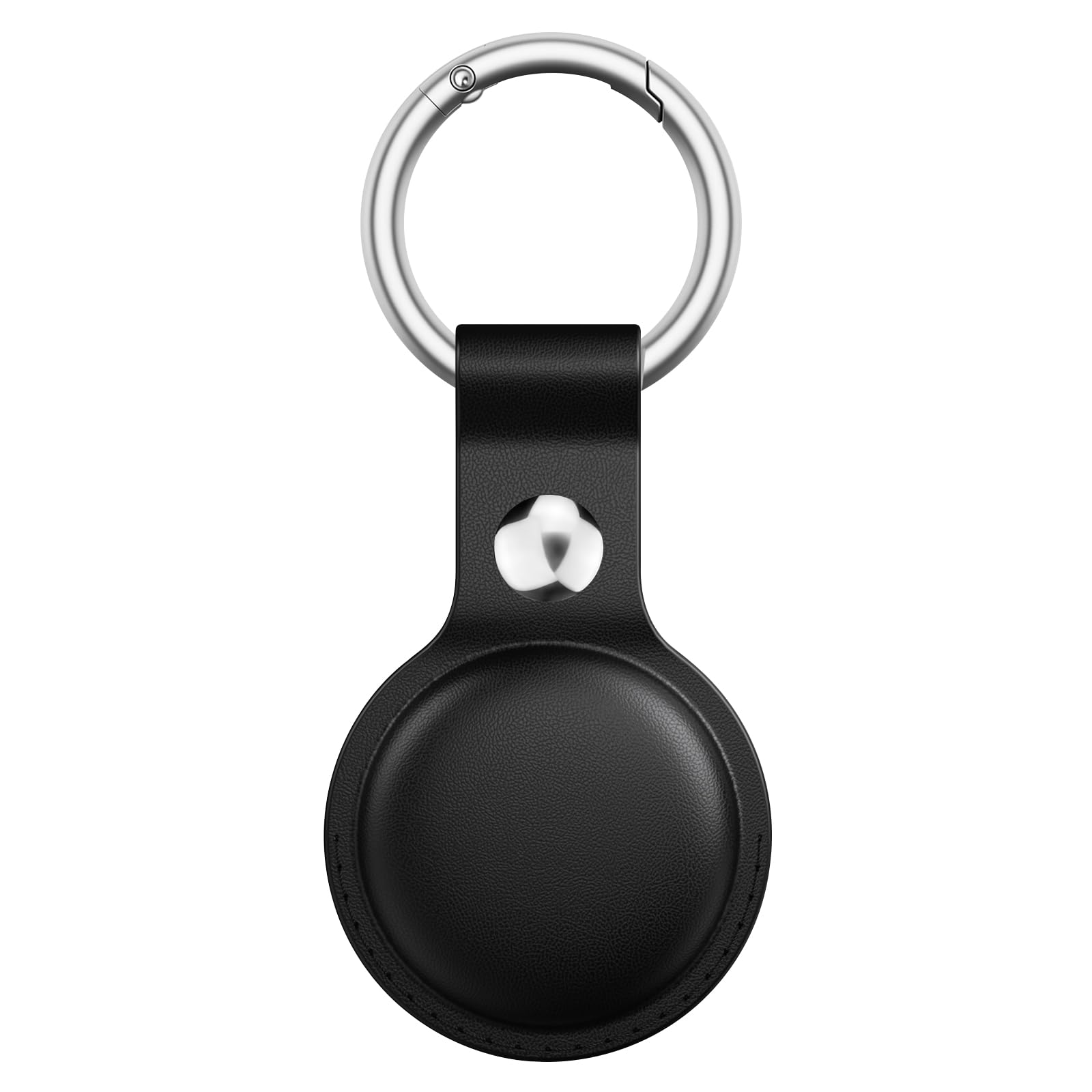 NEYYOS® – 1 ciondolo Airtag in vera pelle, con tracker, custodia