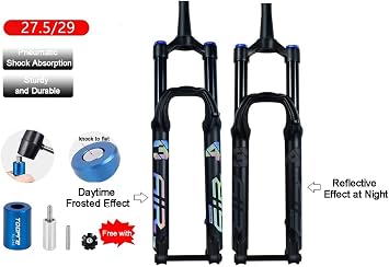 Mountain Bikes s Front Fork Tapered 1-1/2 Shoulder Wire Control Air Suspension Forks 27.5 29 Inch Travel 160mm Thru Axle 100×15 with Damping