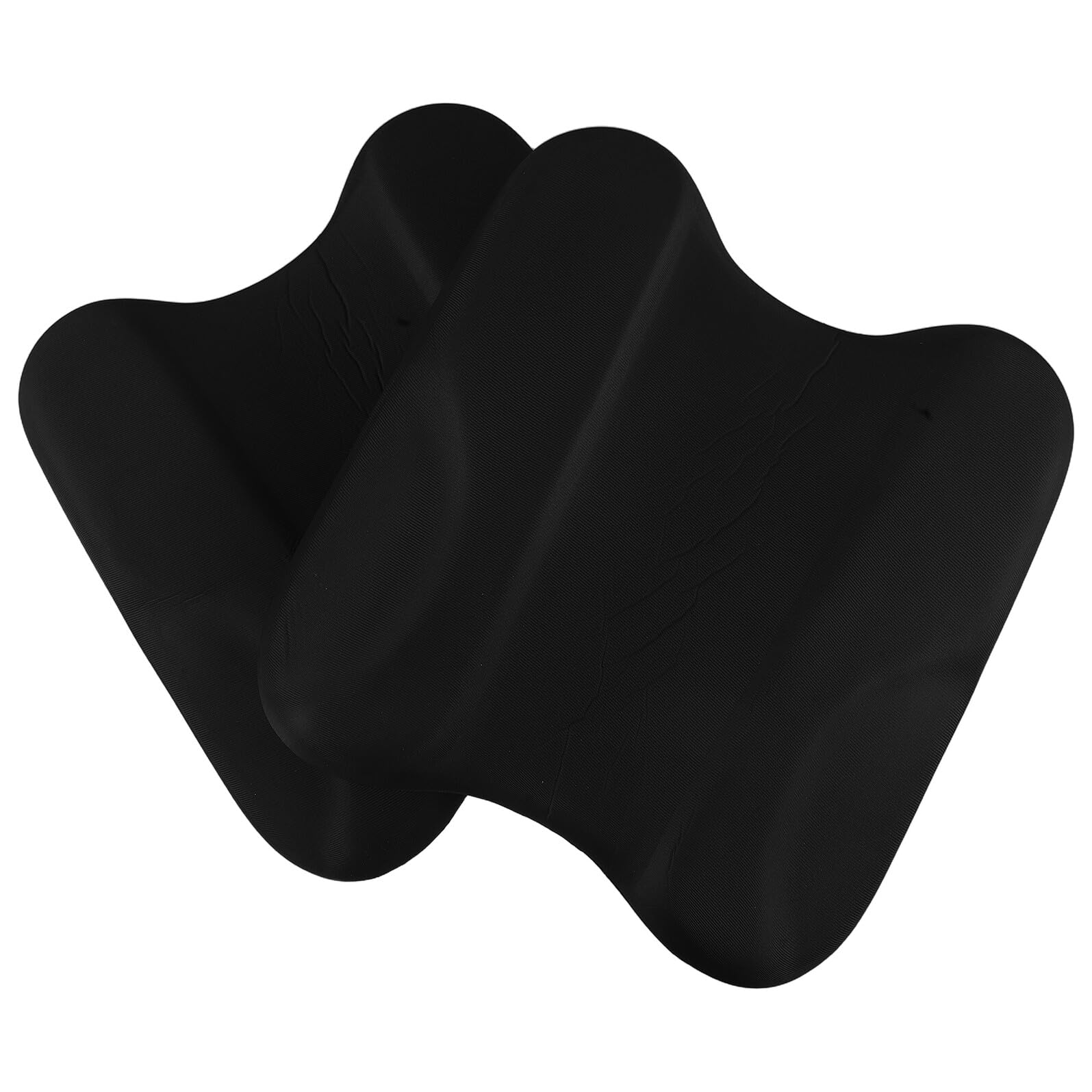 Planche de Natation Flottante en Eva Noire, Lot de 2 Pièces | Forme en U, Flottabilité Stable et Format Léger, pour Entraînement en Piscine Intérieure, Garçon et Filles et Adultes