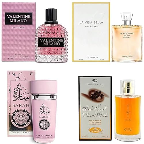 AFLUXE Top Sales 4 Piece Women Perfume Set Choco Musk/Valentine