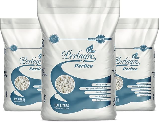 B2C Premium Perlite for Plants with Natural Mineral  Perlite Potting Mix to Help Improve Compost Soil for Heavy Roots Perlite Potting Mix for Rooting, Cutting & Potting (10 Litre)