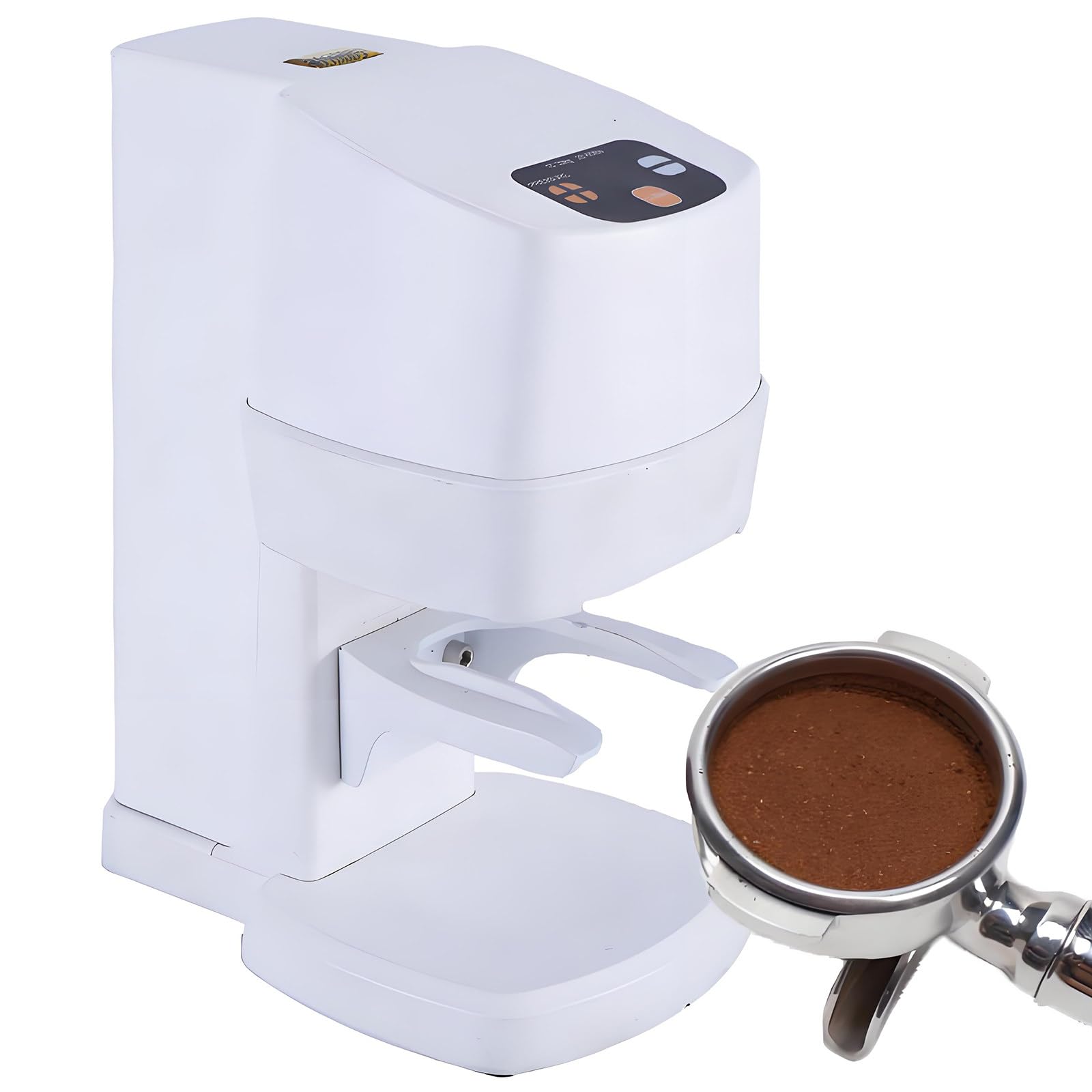 Elektryczny Tamper 58 Mm,Regulowany Nacisk 10–30Kg White