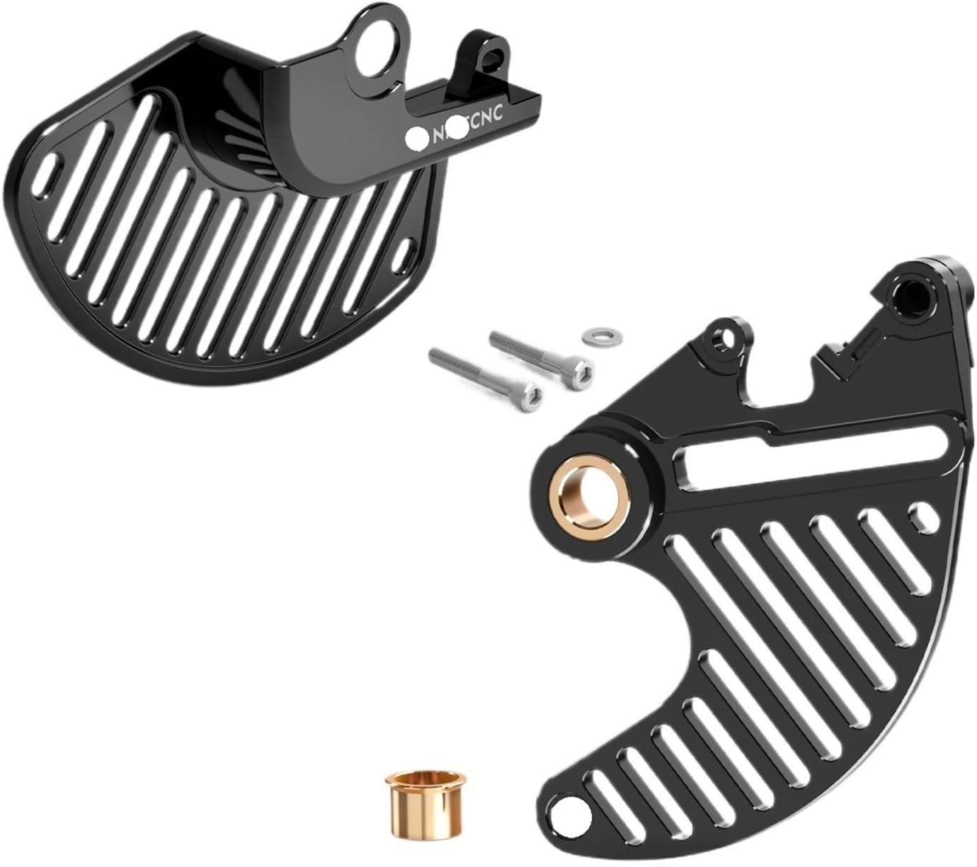 Compatible With 2025 2024 KTM EXC 300 6D TPI XCW XCFW EXCF 500 450 350 300 250 200 150 125 SX XC SXF Front Rear Brake Disc Guard Kit(Black Kit)