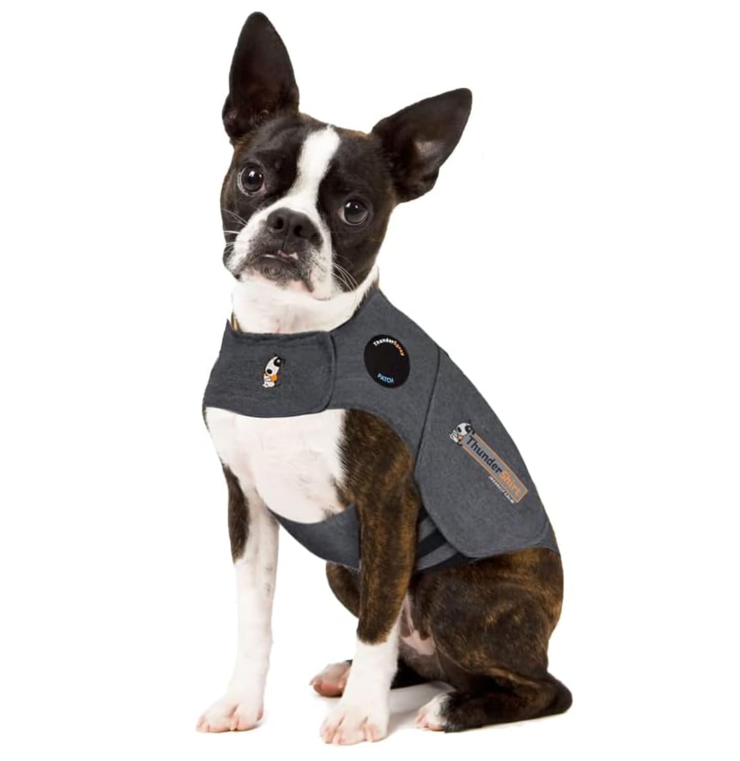 ThunderShirt for Dogs Calming Anxiety Vest, X Small, Heather Gray