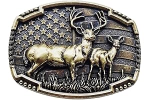 Deer Belt Buckle: Rugged Elegance for the Modern Man
