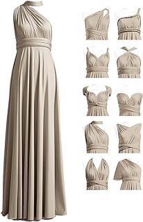 Infinity Dress with Bandeau, Convertible Bridesmaid Dress, Long, Plus Size, Multi-Way Dress, Twist Wrap Dress - Buy now