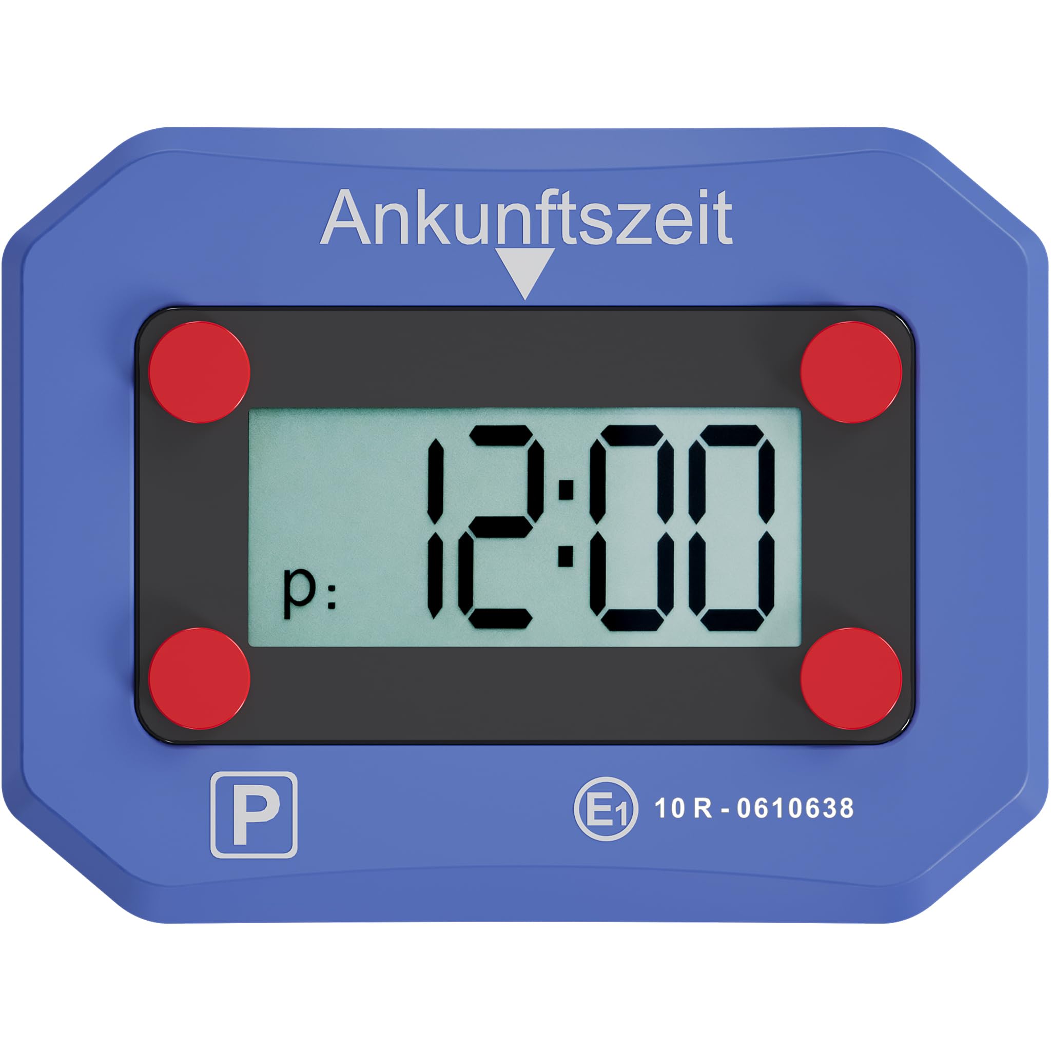 Wiltec elektronische Parkscheibe – digitale Parkuhr mit KBA-Zulassung
