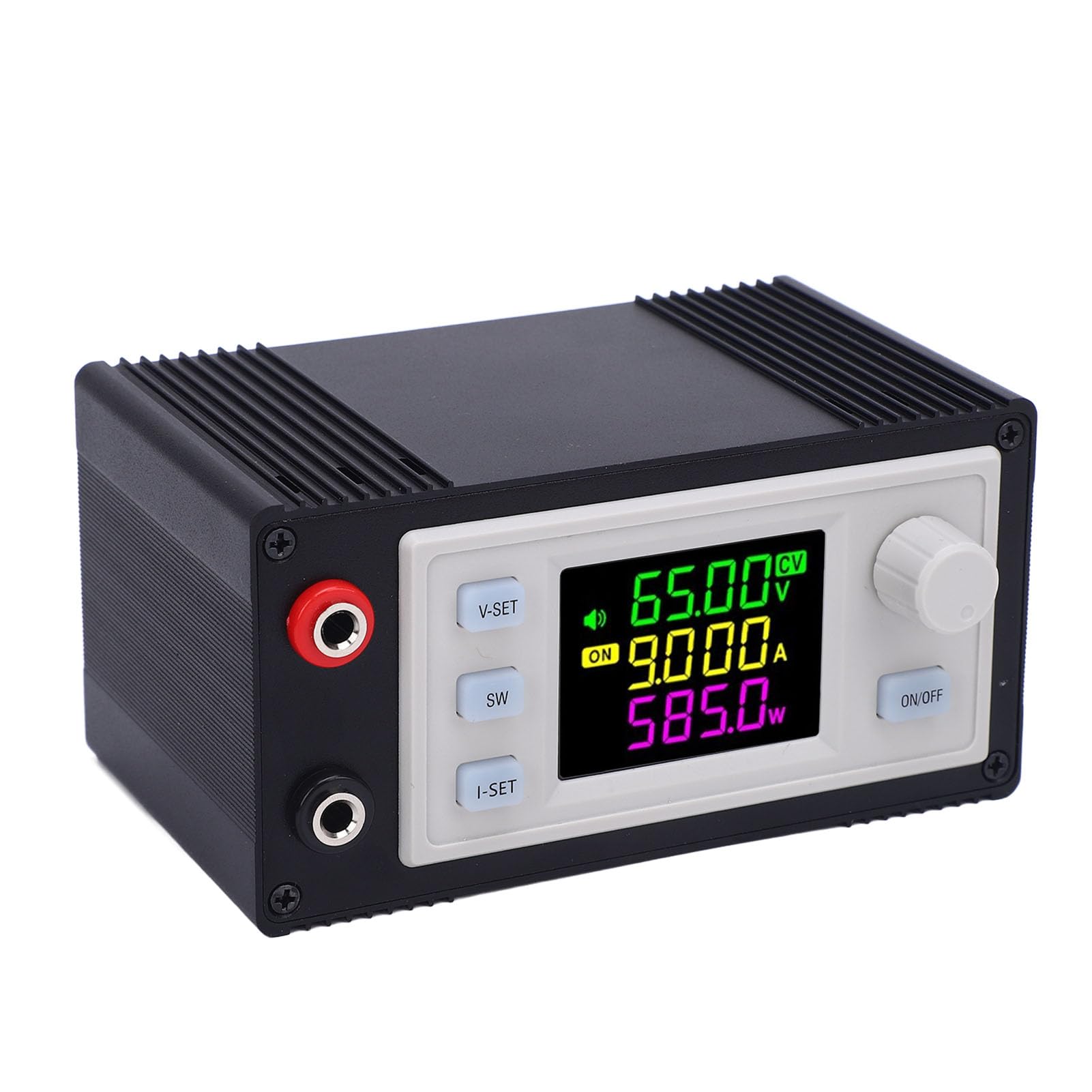 Emoshayoga Regolatore di Tensione Regolabile da CC a CC Uscita Efficiente da 585 W per Driver LED Alimentatore da Laboratorio, Materiale ABS