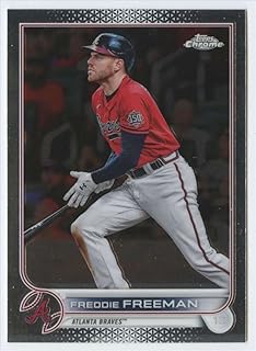2022 Topps Chrome #14 Freddie Freeman NM Atlanta Braves MLB Baseball Trading Card