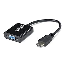 StarTech.com Adattatore HDMI a VGA, Convertitore Video Attivo 1080p per Notebook, Desktop. Da Sorgente HDMI a Monitor, Display