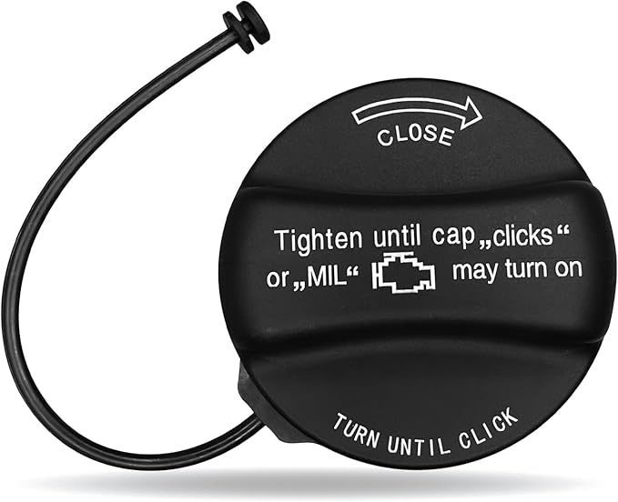 Qboonpt Car Gas Cap Cover, Fuel Tank Cap Replacement OEM