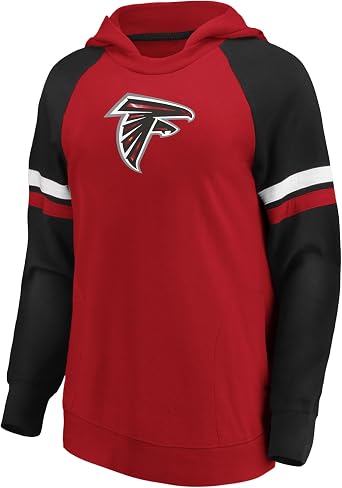NFL PRO LINE Women's Fanatics Red/Black Atlanta Falcons Best in Stock Pullover Hoodie