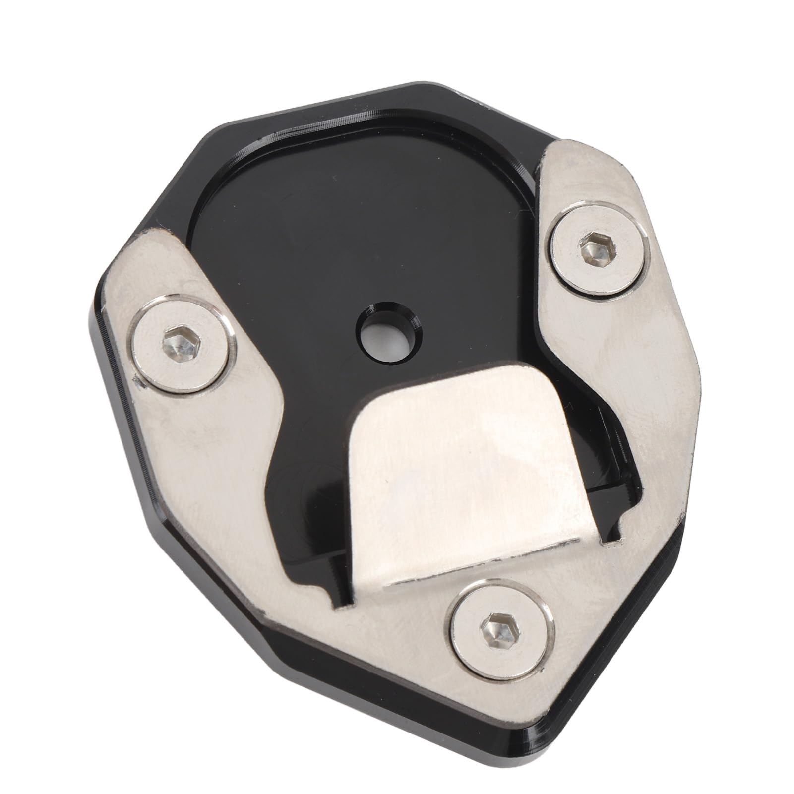 Podkładka Przedłużająca Stojak Motocyklowy, Podpórka ze Stopu Aluminium, Boczna Płyta Podnóżka dla Himalayan 20182023, SCRAM 411 20212024 z powiększoną podstawą zapewniającą