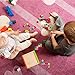 Boao 9 Pieces Fidget Puzzle Wooden Fidget Toy Twist and Lock Sensory Blocks Mini Wooden Flexible Puzzles Stretchable for Boys and Girls Party Favors
