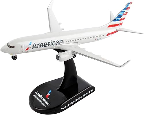 Miniatura 3 de Daron Worldwide Trading - Sello de franqueo americano 737-800 1/300, unisex para niños