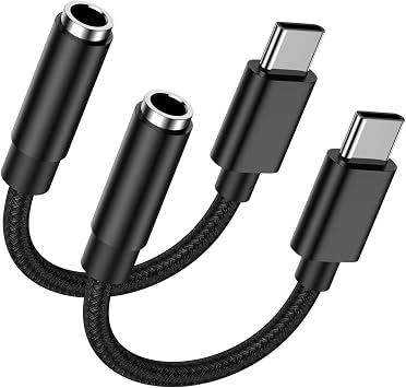 USB C to 3.5mm Audio Headphone Jack Adapter for Samsung Galaxy A17 A16 A56 | S25 Ultra Z Fold8 S24 A36 A54 S23,Type C to Aux Audio Dongle Cable Cord for iPhone 17 Pro Max Air 16 Plus 16e,Pixel 10 Pro 9a