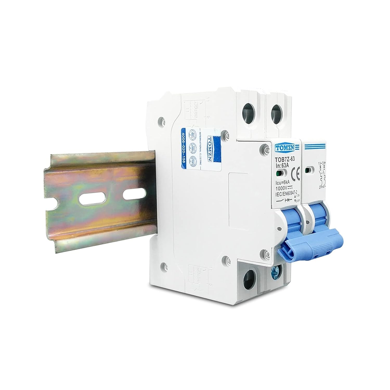 サーキットブレーカー 2P DC 1000V ソーラーミニサーキットブレーカー 3A 6A 10A 16A 20A 25A 32A