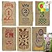 6 PCs Burlap Bags; 40" x 24" Potato Sacks Racing Bags for All Ages Kids & Family, Carnival Games Party Favor, Outdoor Game Activity, Outside Lawn Games Party Supplies Décor Props Decorations.