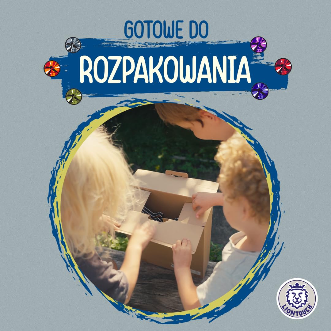 Liontouch - Zestaw mieczy rycerskich, 6 sztuk, zabawka piankowa dla chłopców i dziewczynek od 3 lat, średniowieczne miecze do odgrywania ról, bezpieczna broń i akcesoria kostiumowe do przebrania