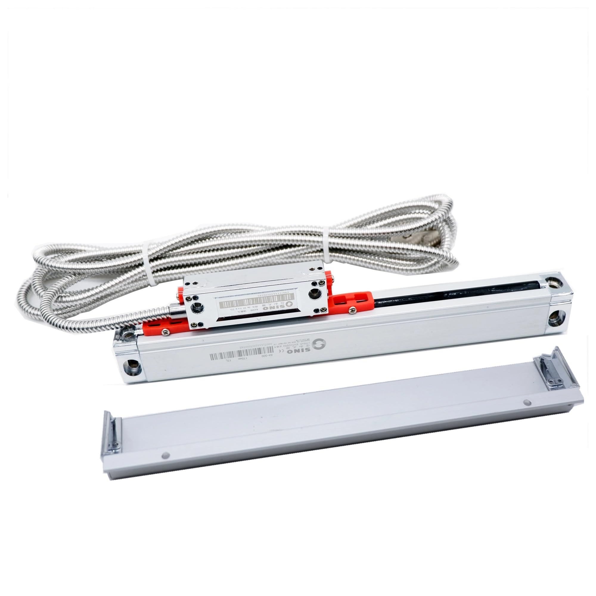 KA-300 Linear Displacement Sensor Lathe Mill Linear Scale Grating Ruler Sino KA300 70-470mm Resolution 5um(KA300-120mm)
