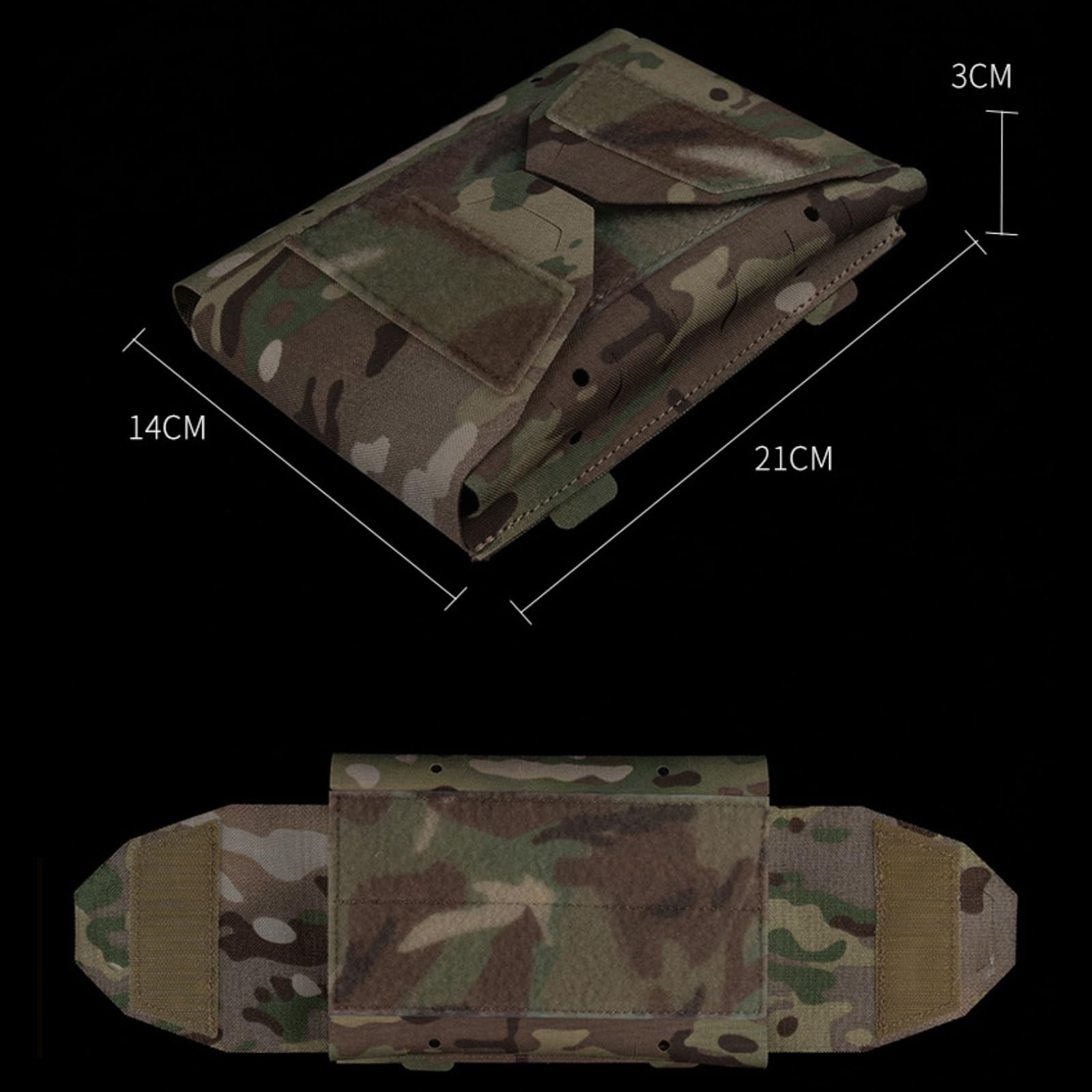 Bolsa TáCtica de Primeros Auxilios, Sistema de Dos Piezas, MicrobotiquíN, Bolsa de Emergencia para Caza