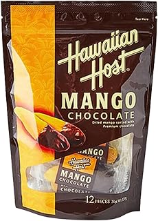 ハワイ お土産 ドライマンゴー チョコレート 120g 1袋に12枚入 【1袋】 ハワイ土産 おみやげ みやげ ドライフルーツ 定番 チョコ マンゴー /みんなのパントリーカード付