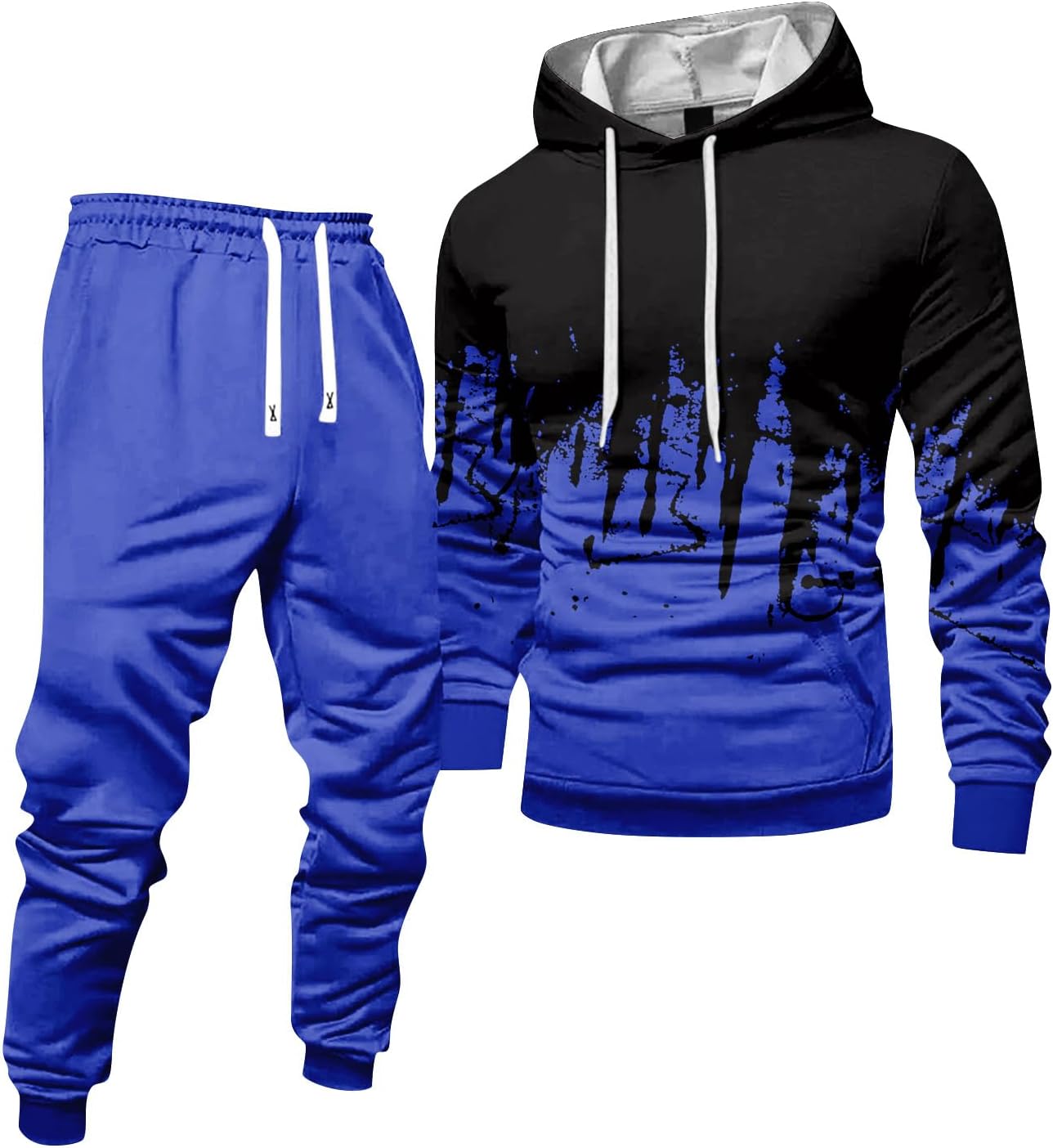 Track Suits Mens Sweatsuits 2 Piece Set Hoodie and Sweatpants Jogging Suits for Men Casual Running Sweat Suit Sets
