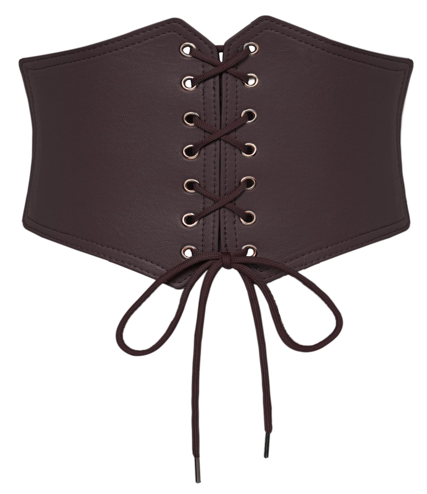 SCARLET DARKNESS Damen Steampunk Gürtel Breit Elastischer Bund Lace-up Gothic Taillengürtel Cosplay