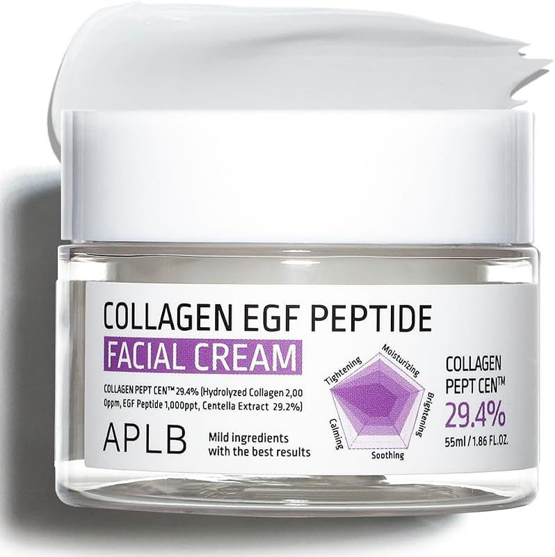 APLB Creme Facial com Colágeno, EGF e Peptídeos COLLAGEN PEPT CEN™ 29,4% – 55 g