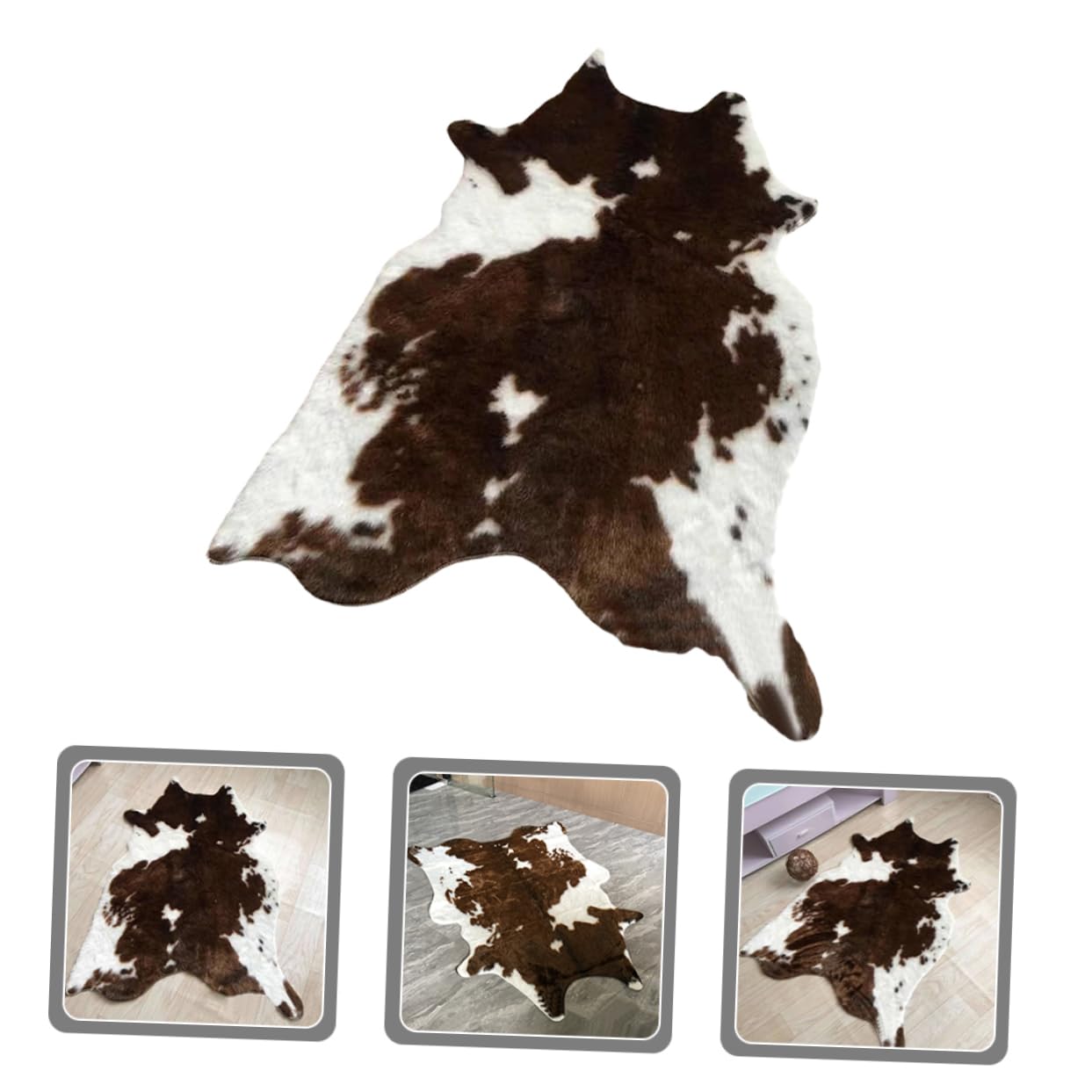 ERINGOGO Floor Rug for Living Soft Area Rug for Bedroom and Nursery Washable Household Mat Comfortable Fluffy Floor Pad