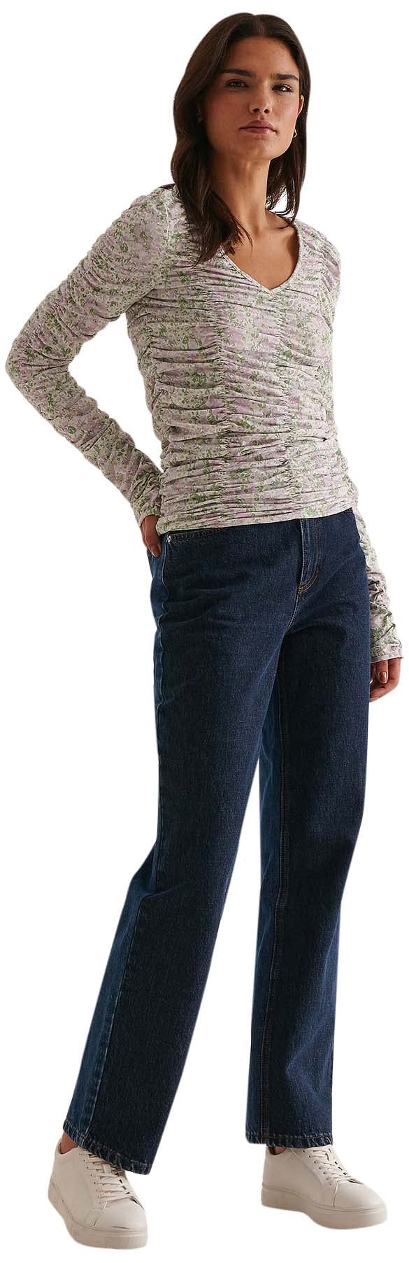 NA-KD Wide Leg Highwaist Denim, Multicolor, EU 42