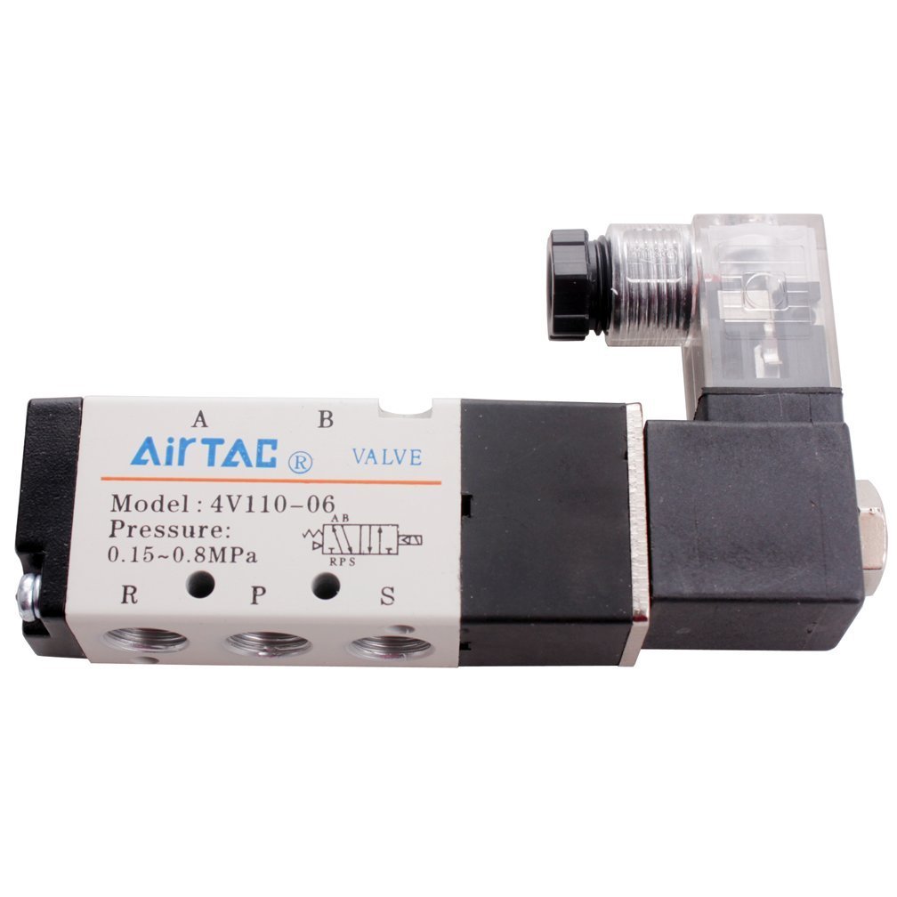 zowaysoon DC12V 5port 2position Inlet Solenoid Air Valve 1/8"BSP 4V110-06 Inner Guide Type (B00G9Y3VY8) Amazon Price History, Amazon Price Tracker