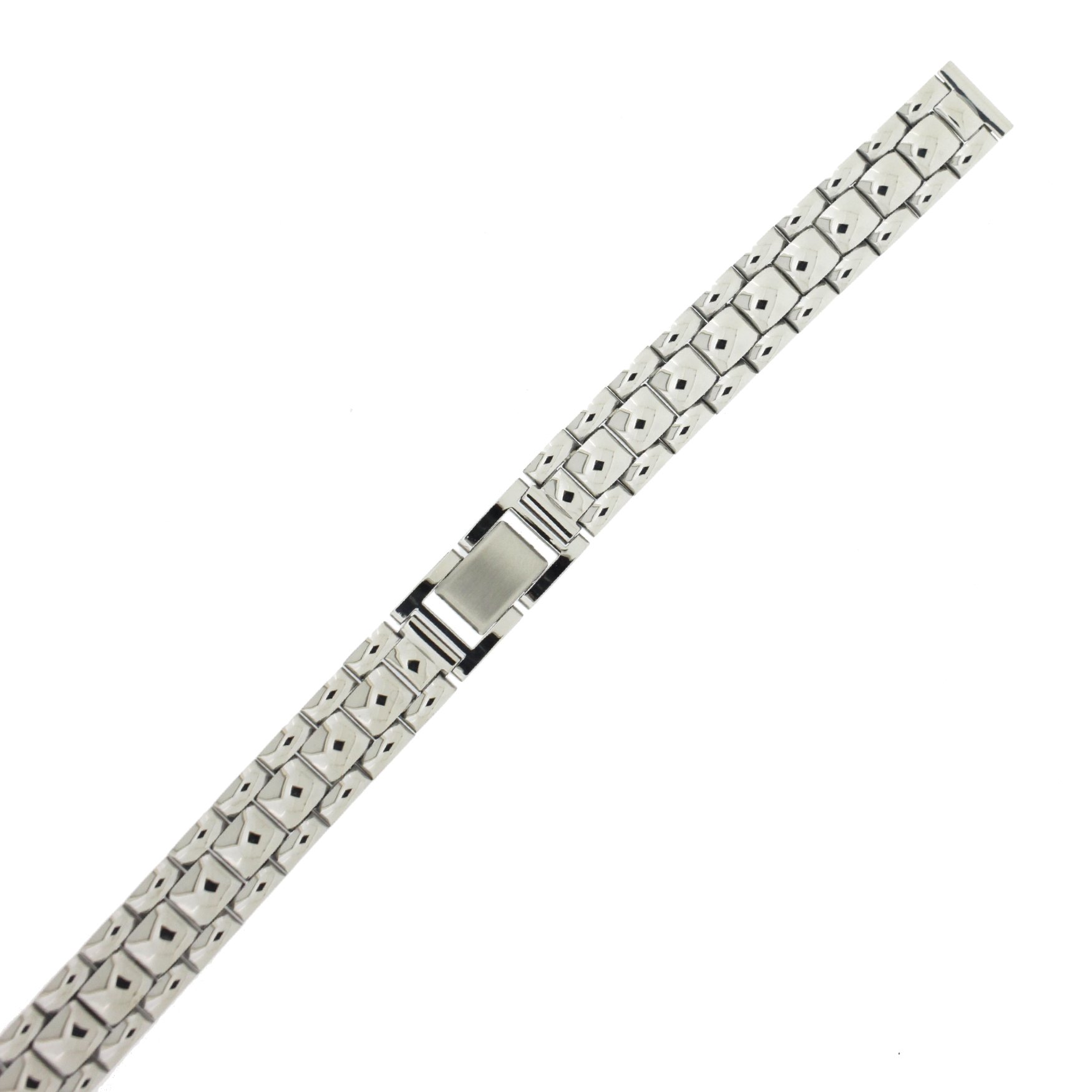 Tech Swiss Ladies Watch Band Metal Link Stainless Steel 12 millimeter