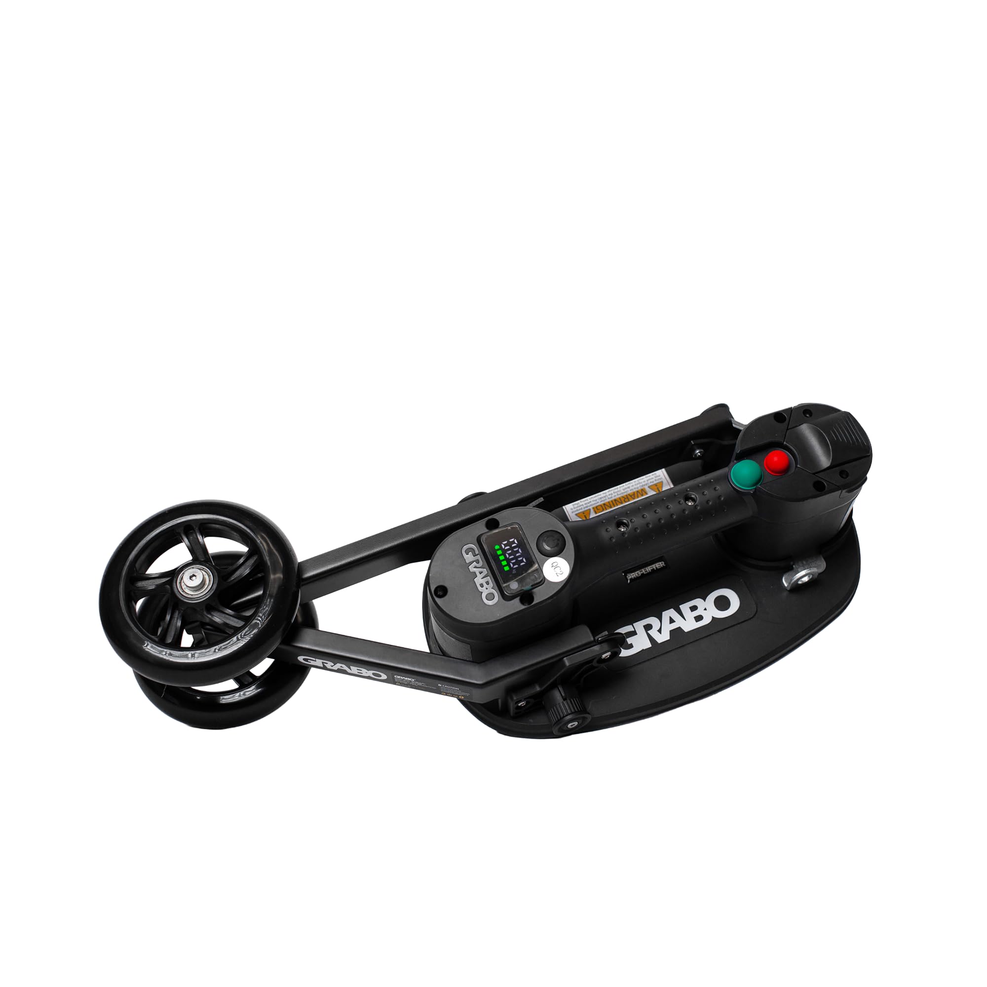 GRABO Roller bis 80 kg belastbar – Für GRABO & FLEX Modelle – Profi Zubehör für Vakuumheber – Müheloses Bewegen und präzises Positionieren schwerer Platten – Schnelle Montage dank Federbolzen-System