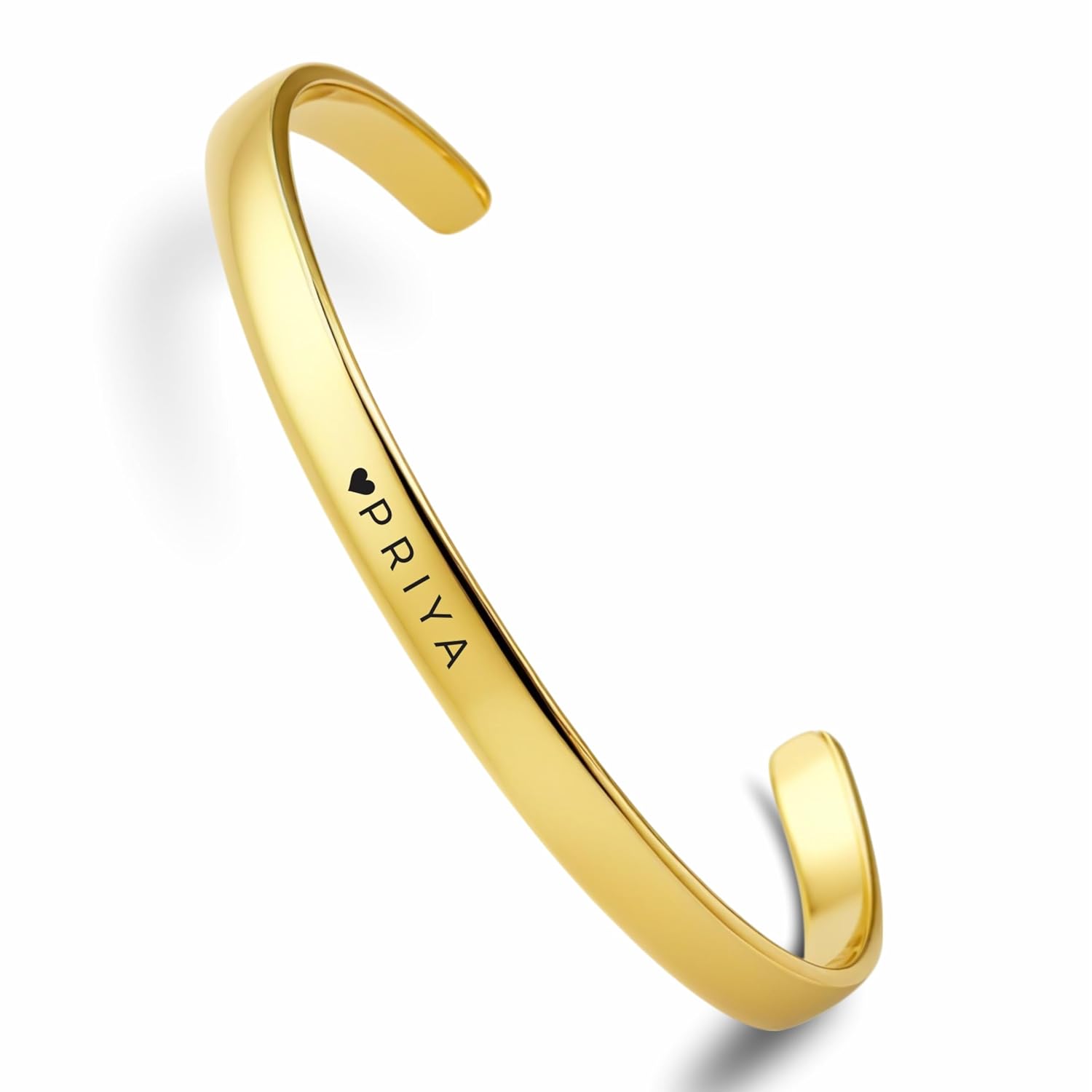 LOUIS MILLER Personalised Golden Kada | With 1 Year Colour Warranty | Kada For Unisex | Adjustable in Size | Glossy Golden... - Review, Price and Buying Guide