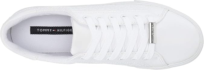 【 トミーヒルフィガー】Lexxa 女性スニーカー Amazon | Tommy Hilfiger レディース Lexxa, ホワイト, 5